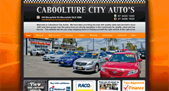 Desktop Screenshot of caboolturecityautos.com.au